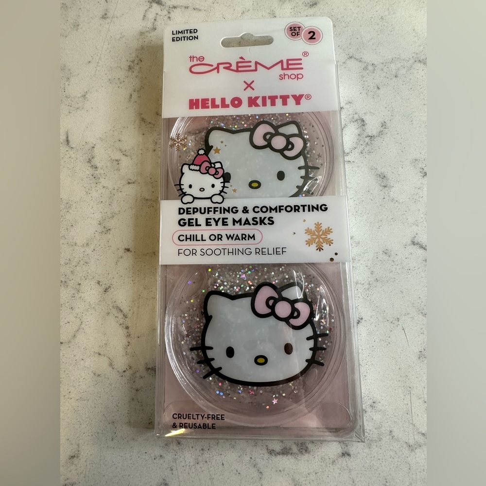 THE CREME SHOP x HELLO KITTY - REUSABLE GEL EYE MASK- (